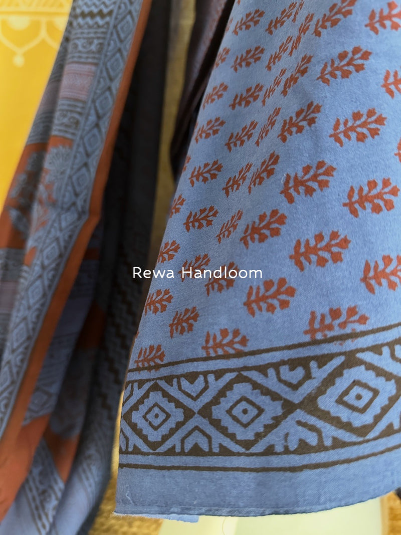 Bagh Print Cotton Suit 