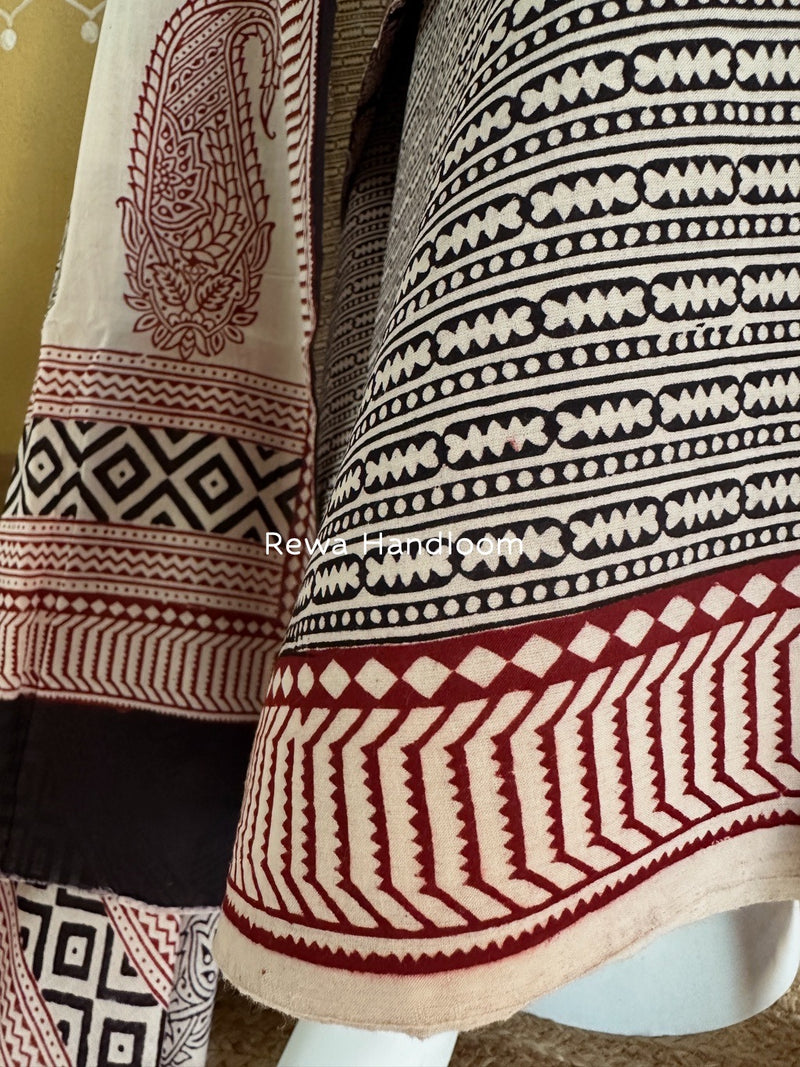 Bagh Print Cotton Suit