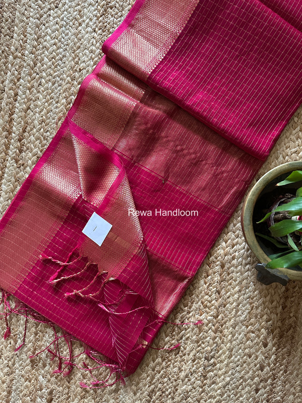 Maheshwari Zari Checks Saree