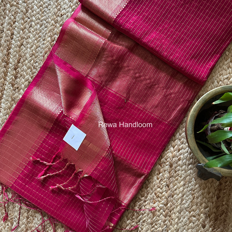 Maheshwari Zari Checks Saree