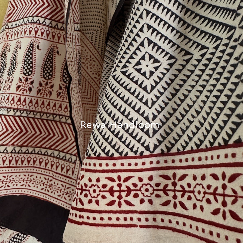 Bagh Print Cotton Suit