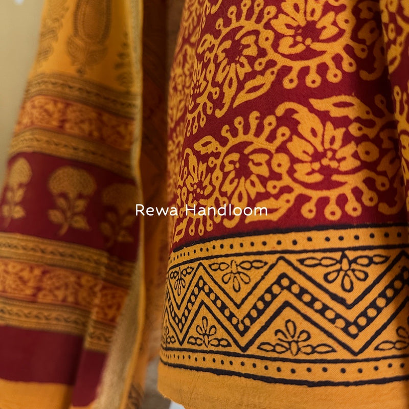 Bagh Print Cotton Suit 