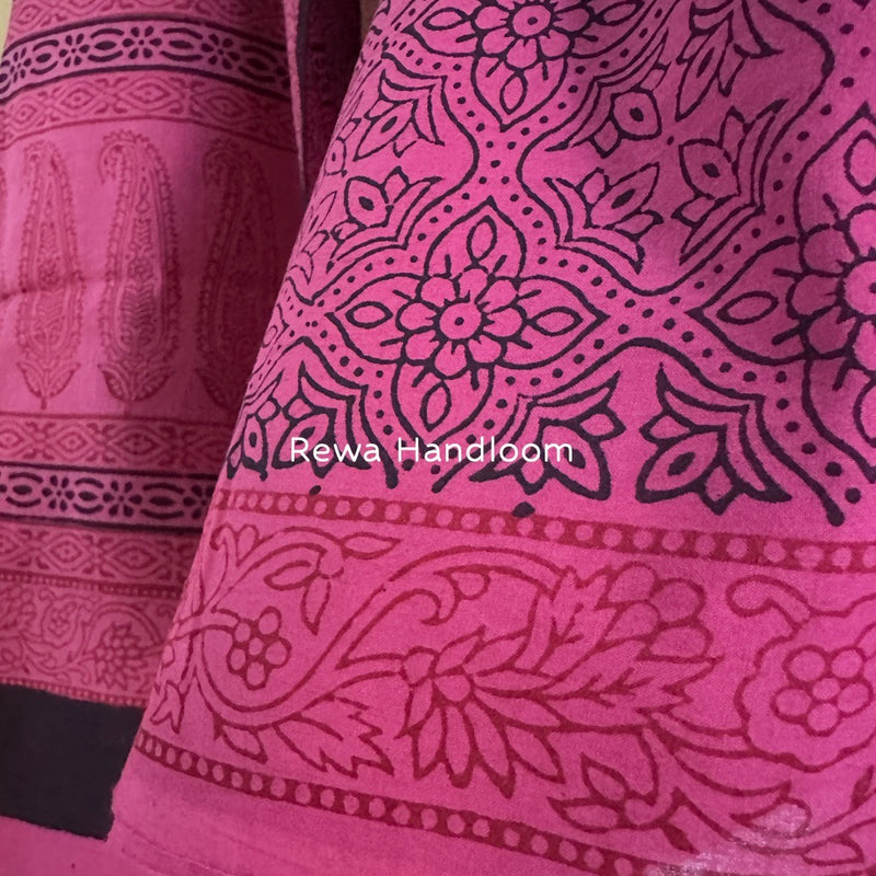Bagh Print Cotton Suit 