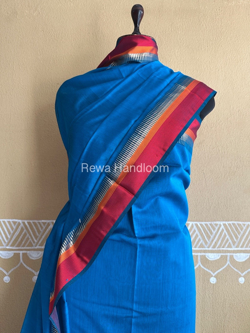 Maheshwari Blue Multicolour Dress Material RTP047