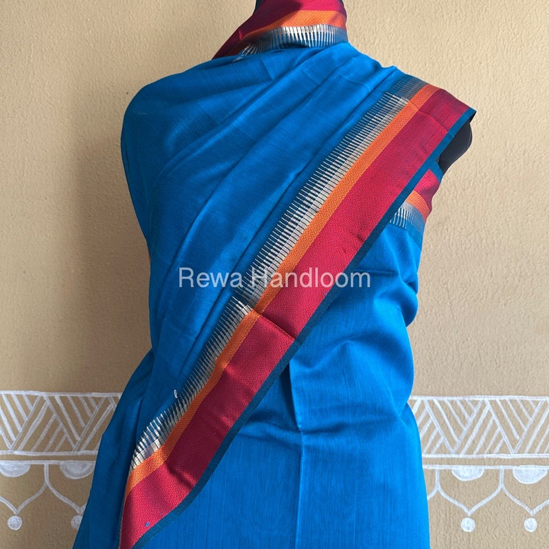 Maheshwari Blue Multicolour Dress Material RTP047