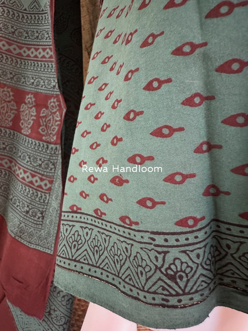 Bagh Print Cotton Suit 