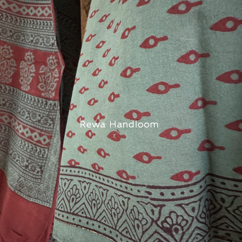 Bagh Print Cotton Suit 
