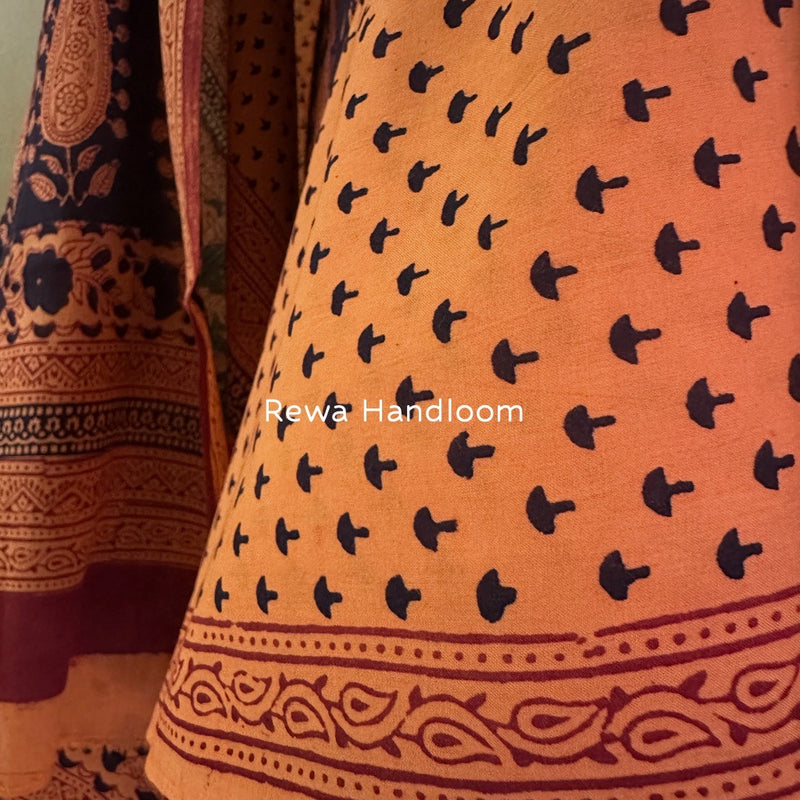 Bagh Print Cotton Suit