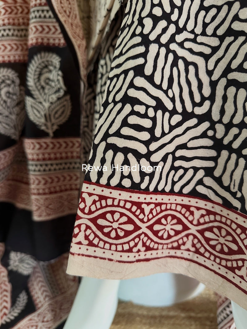 Bagh Print Cotton Suit 