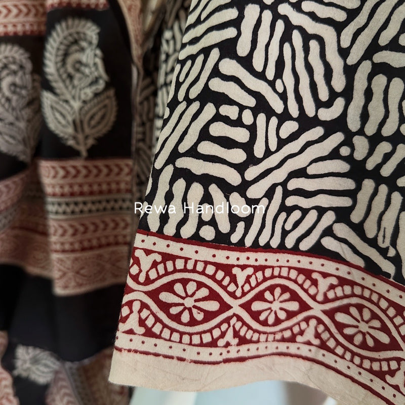 Bagh Print Cotton Suit 