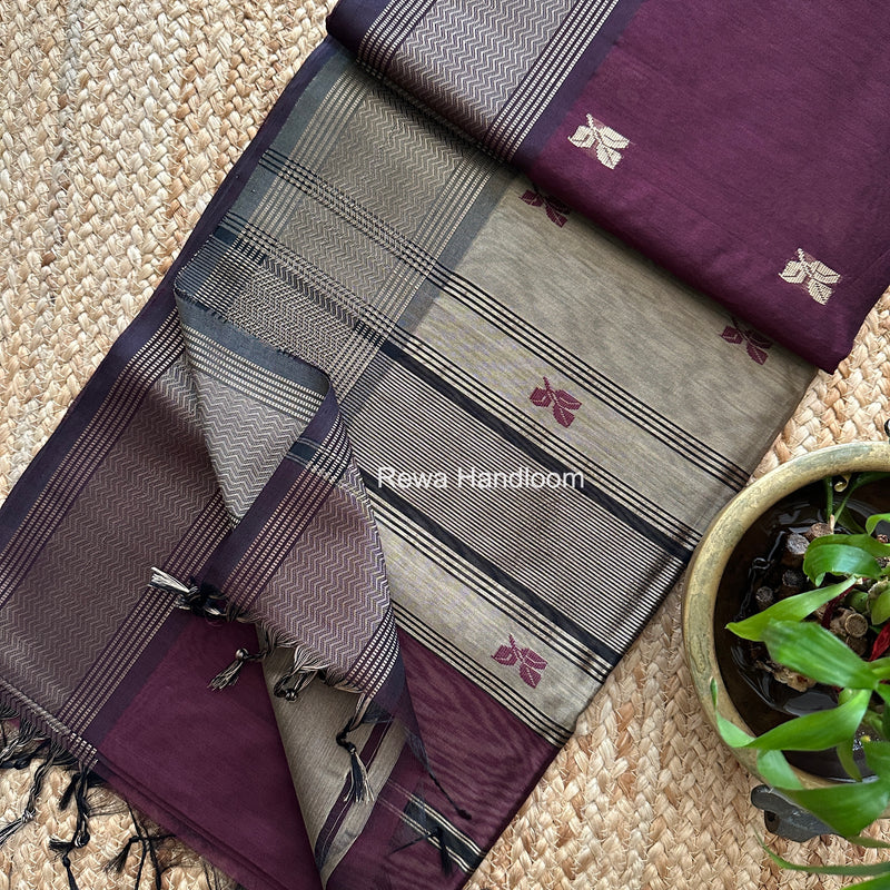 Maheshwari Resham Thread Butti Saree