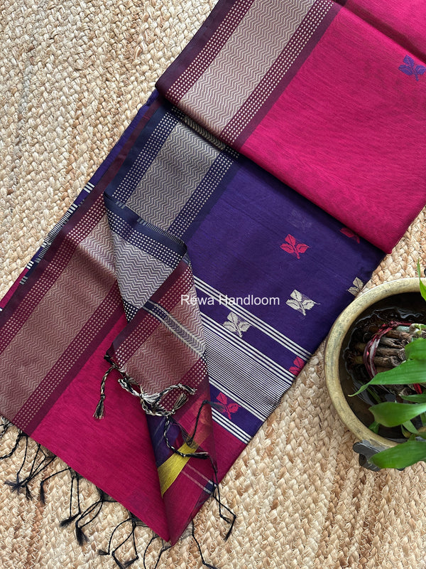 Maheshwari Resham Thread Butti Saree