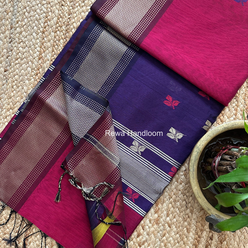 Maheshwari Resham Thread Butti Saree