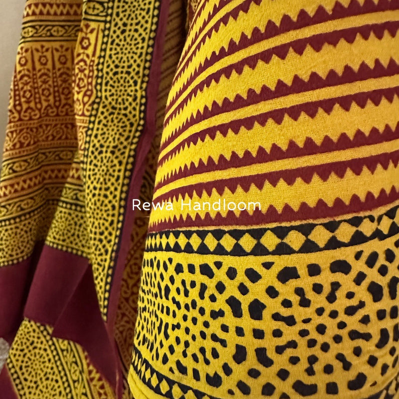 Bagh Print Cotton Suit