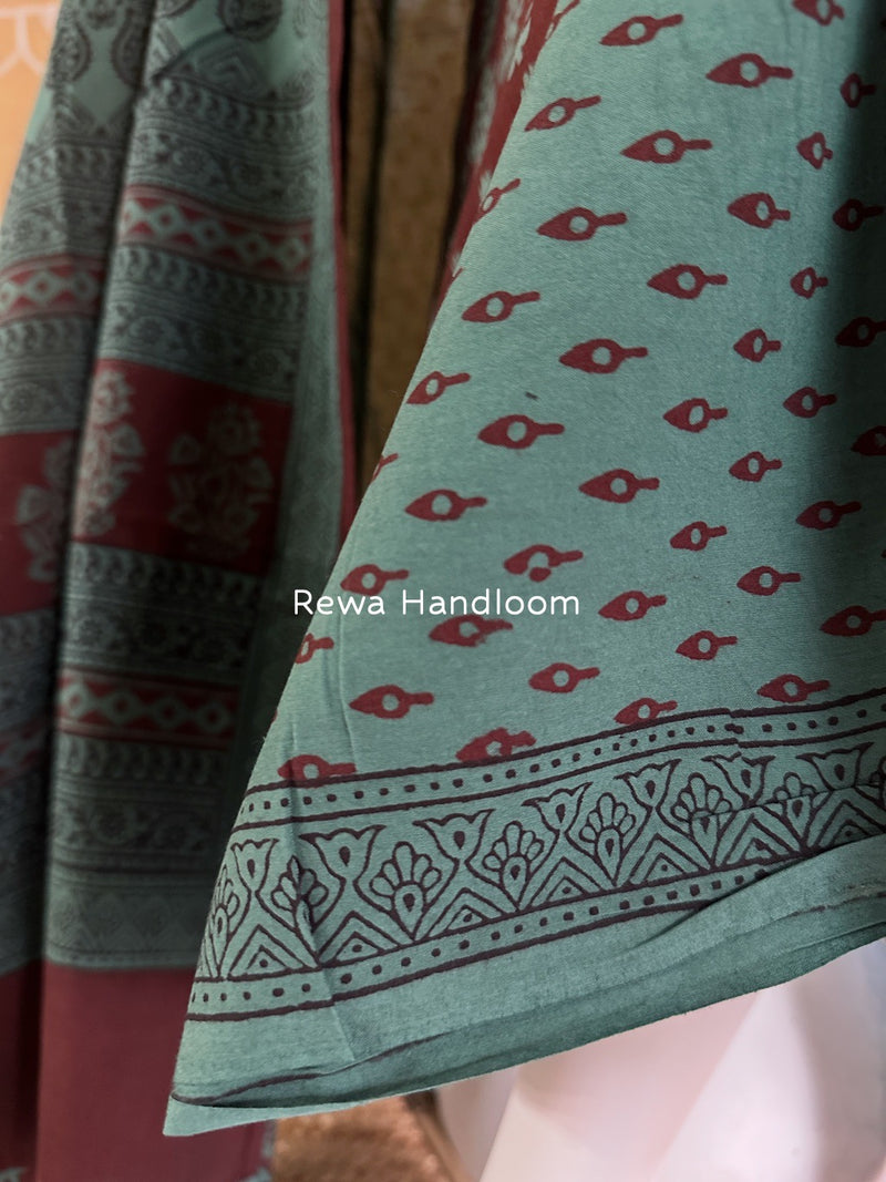 Bagh Print Cotton Suit 