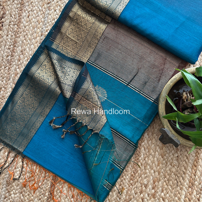 Maheshwari Lining Butta Saree