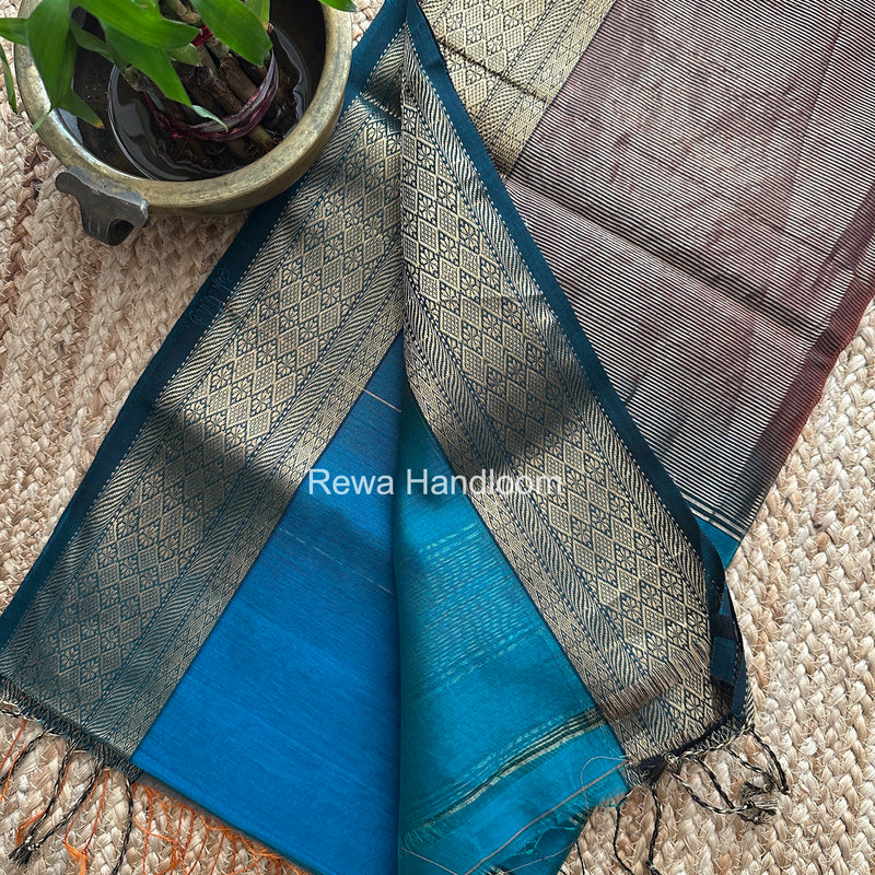 Maheshwari Morpankhi Lining Butta Saree DSBS02