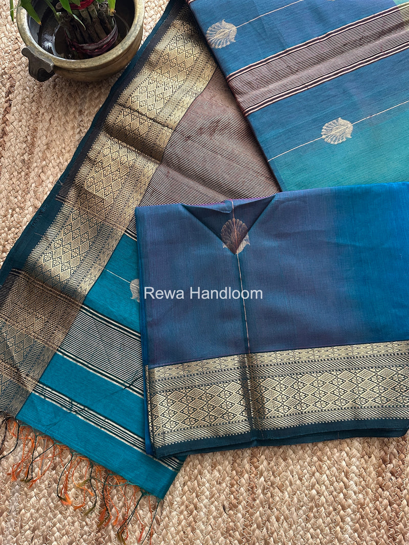 Maheshwari Morpankhi Lining Butta Saree DSBS02