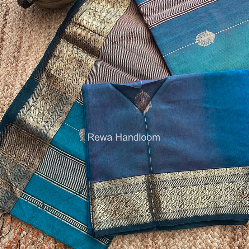 Maheshwari Morpankhi Lining Butta Saree DSBS02