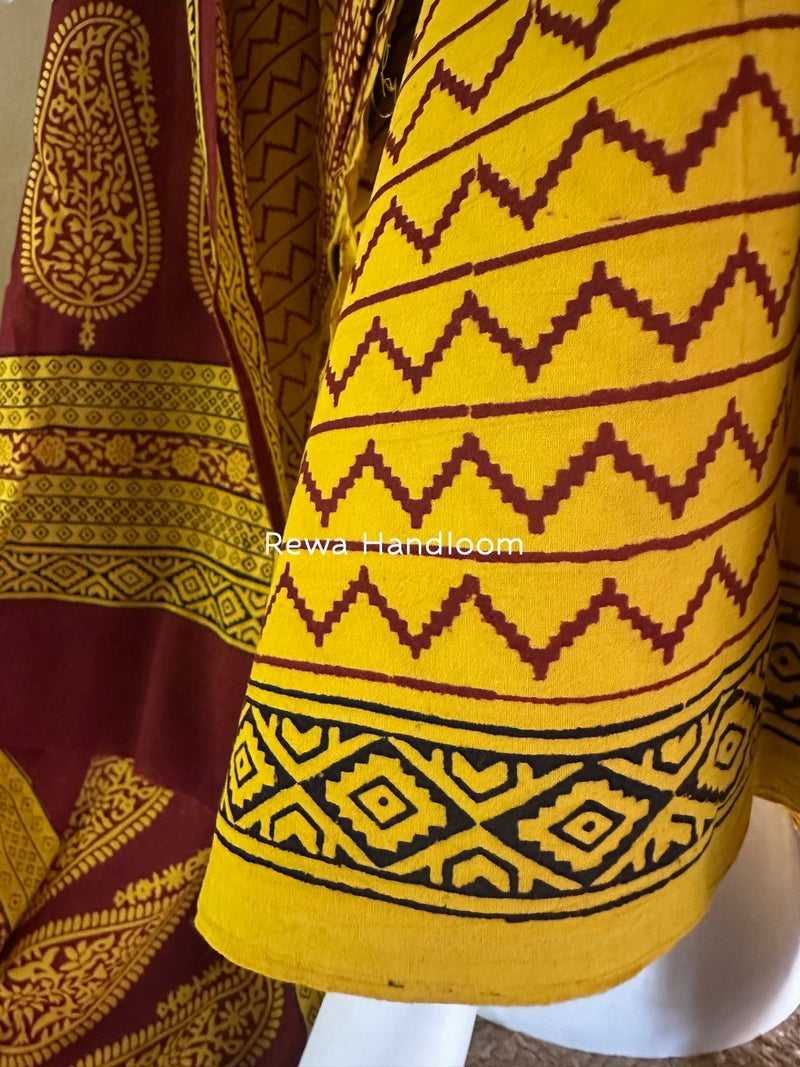 Bagh Print Cotton Suit 