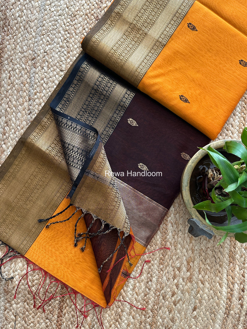 Maheshwari Flower Butti Saree
