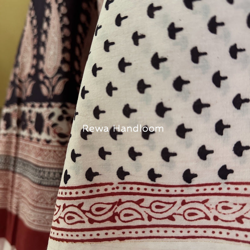 Bagh Print Cotton Suit