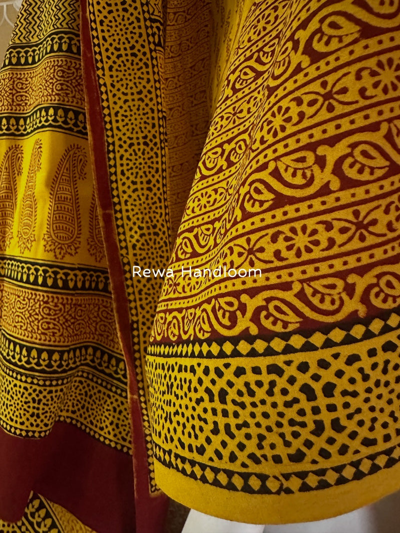 Bagh Print Cotton Suit