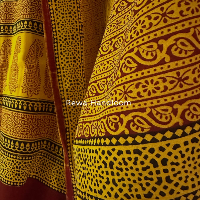 Bagh Print Cotton Suit