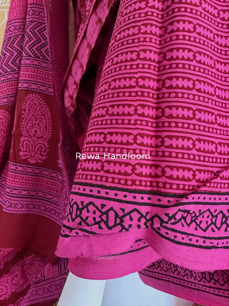 Bagh Print Cotton Suit 