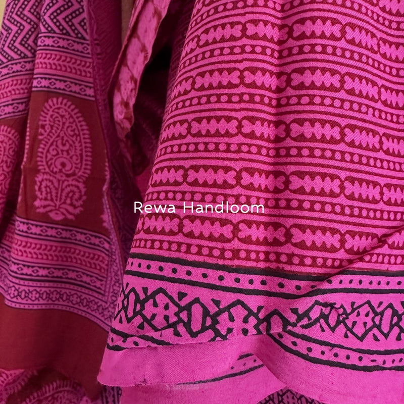 Bagh Print Cotton Suit 