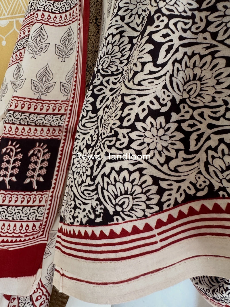 Bagh Print Cotton Suit