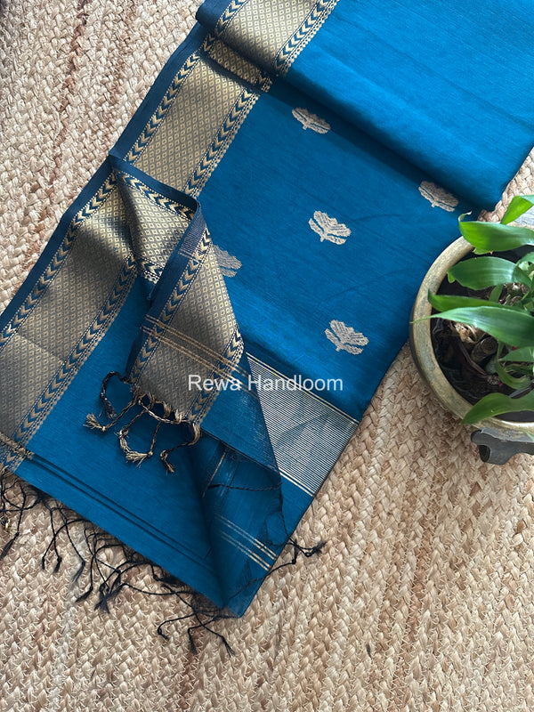 Maheshwari Lotus Butta Saree