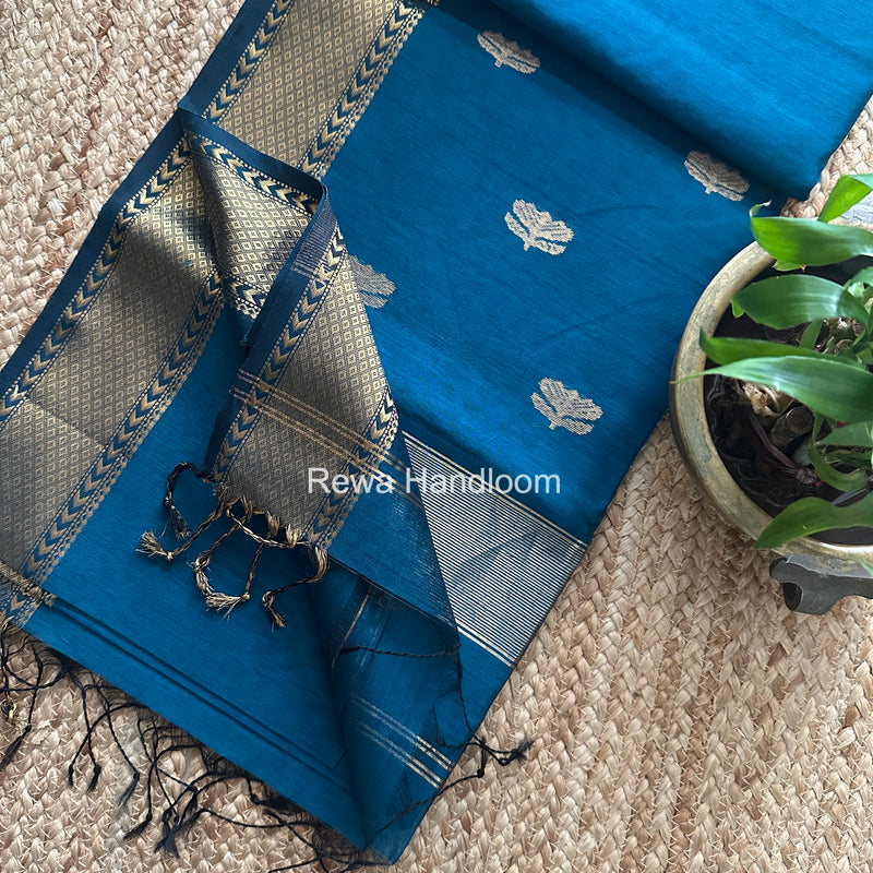 Maheshwari Lotus Butta Saree