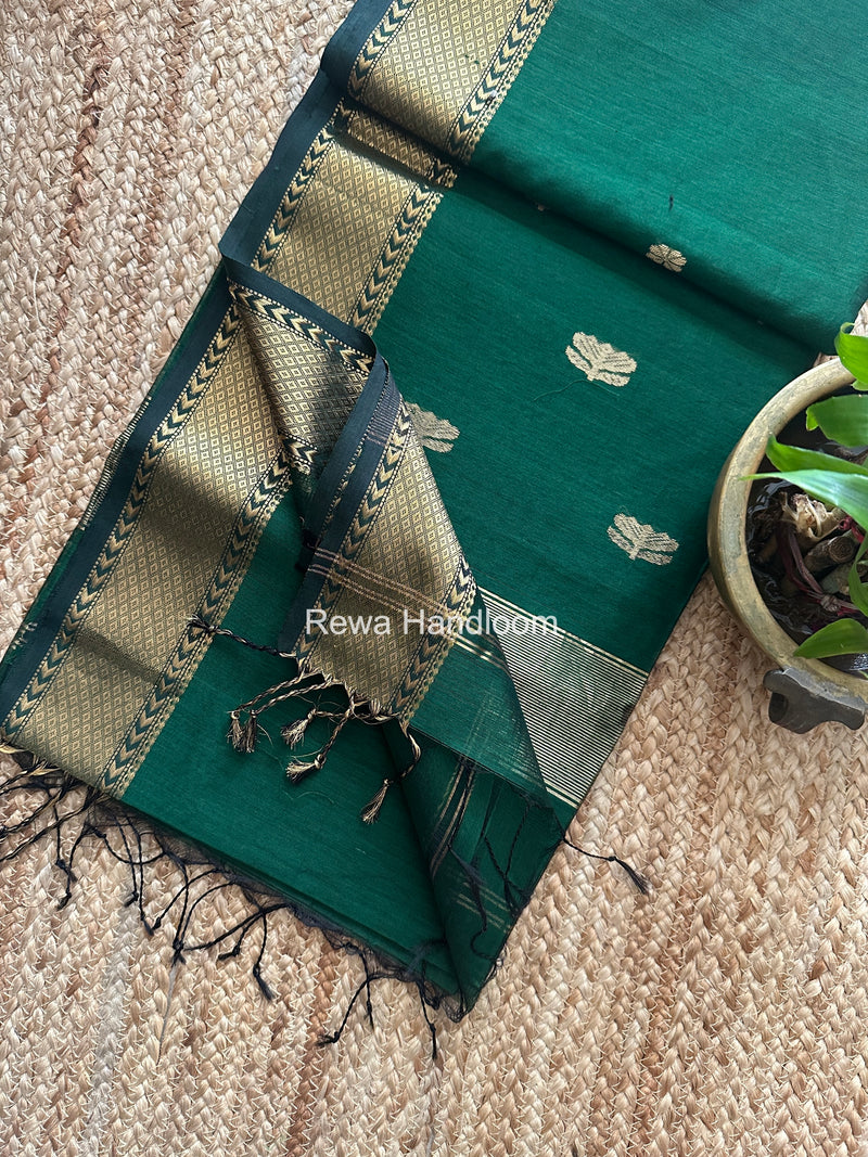 Maheshwari Lotus Butta Saree