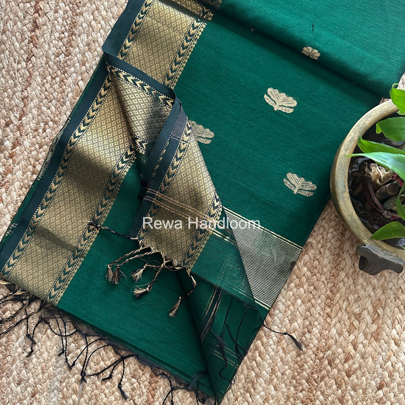 Maheshwari Lotus Butta Saree