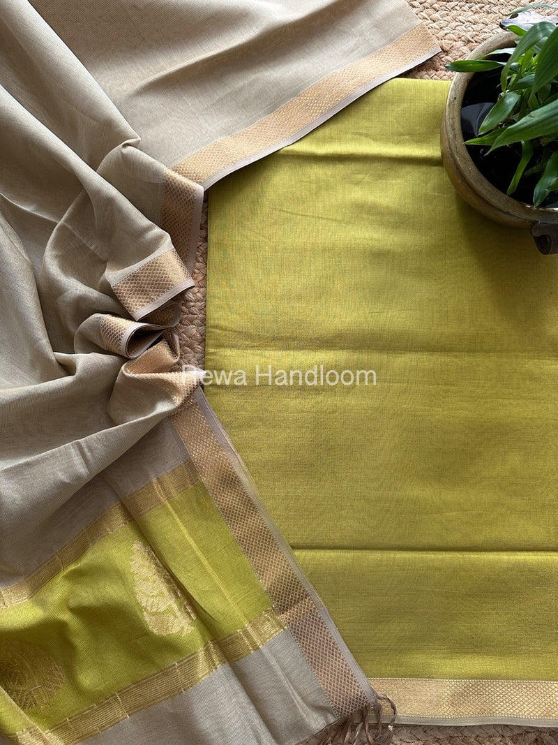 Maheshwari Tissue Buta Dress Material