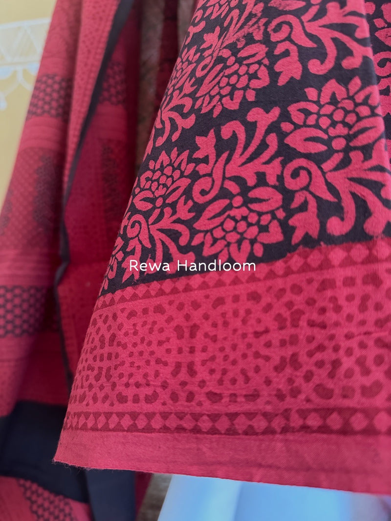 Bagh Print Cotton Suit 