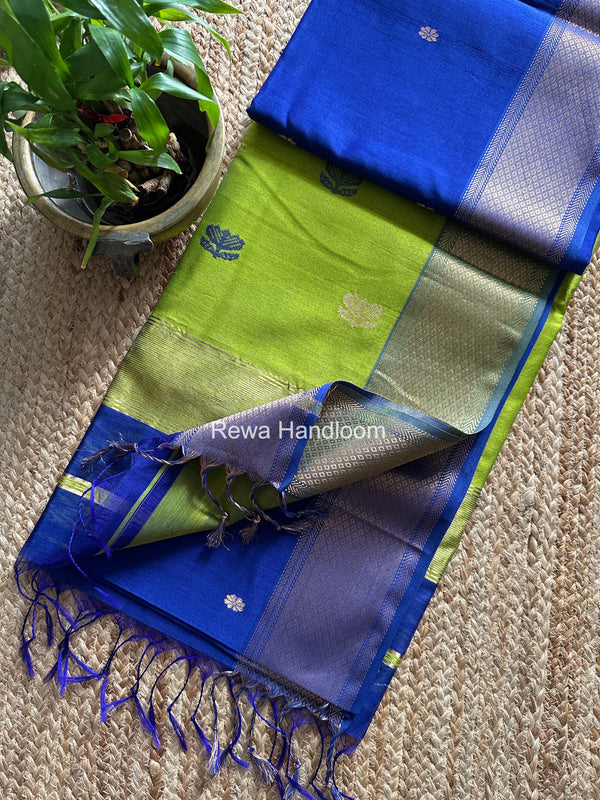 Maheshwari Lotus Butta Saree