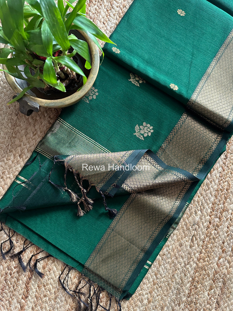 Maheshwari Lotus Butta Saree