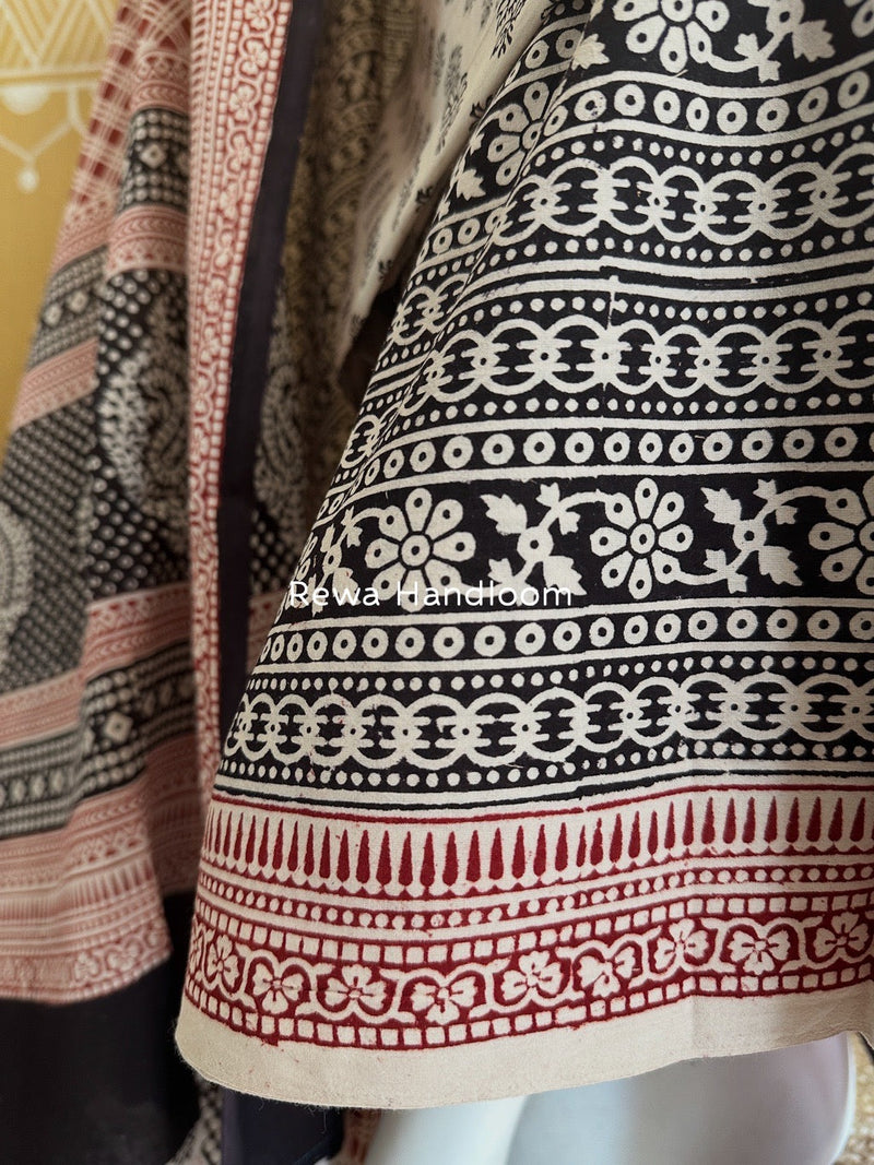 Bagh Print Cotton Suit 