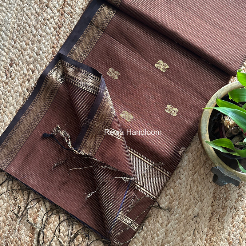 Maheshwari Tissue Butti Saree