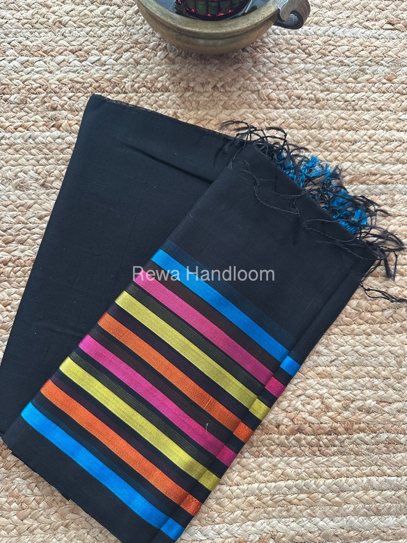 Maheshwari Black Top-Dupatta Suit SBTD05