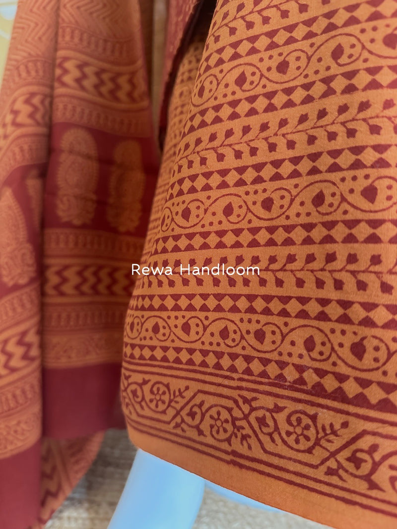 Bagh Print Cotton Suit