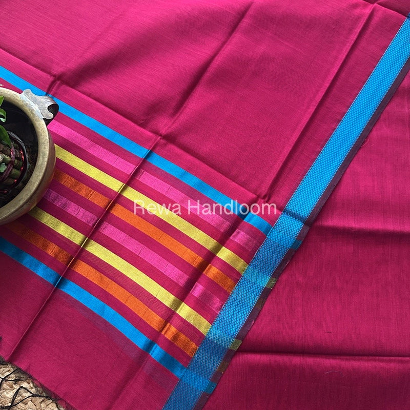 Maheshwari Rani Pink Top-Dupatta Suit SBTD04