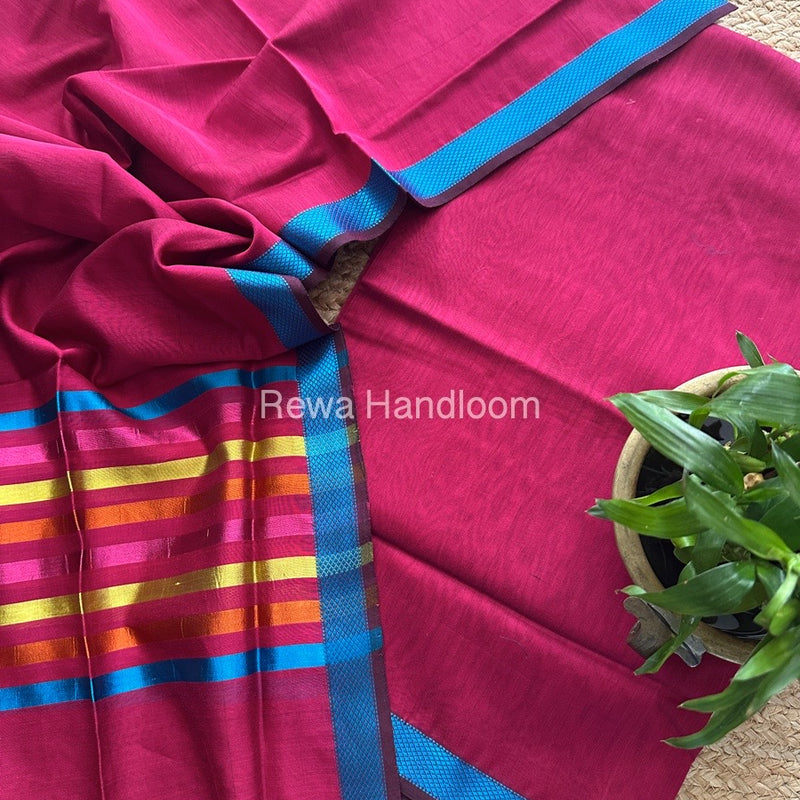 Maheshwari Rani Pink Top-Dupatta Suit SBTD04