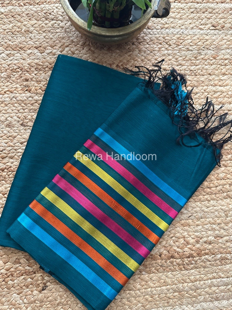 Maheshwari Bottle Green Top-Dupatta Suit SBTD03