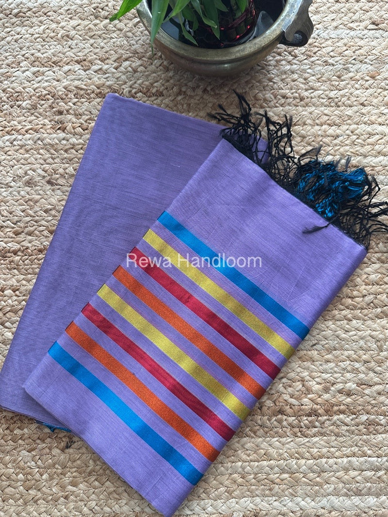 Maheshwari Lavender Top-Dupatta Suit SBTD08