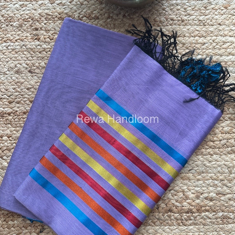 Maheshwari Lavender Top-Dupatta Suit SBTD08