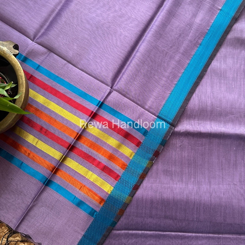 Maheshwari Lavender Top-Dupatta Suit SBTD08