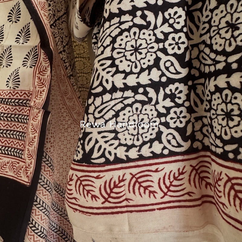 Bagh Print Cotton Suit